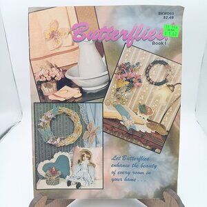 Vintage Abaca Butterfly Craft Patterns, Butterflies Book I BKW065, 21 Quick